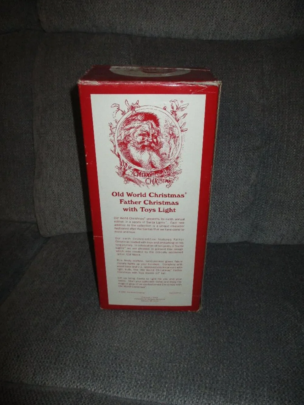Old World Christmas Santa Light Father Christmas with Toys